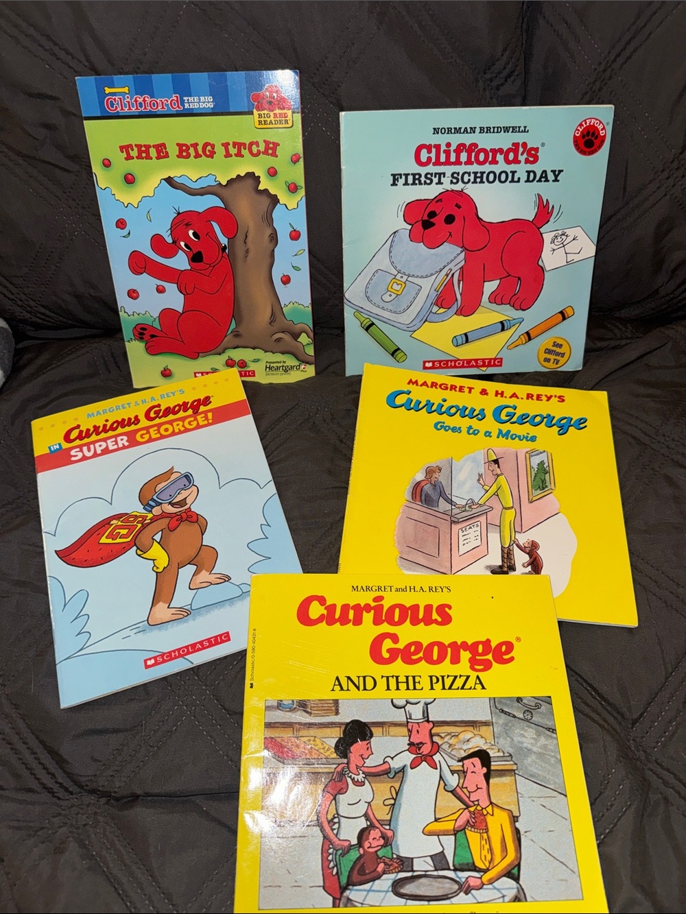 Scholastic Clifford & Curious George Books